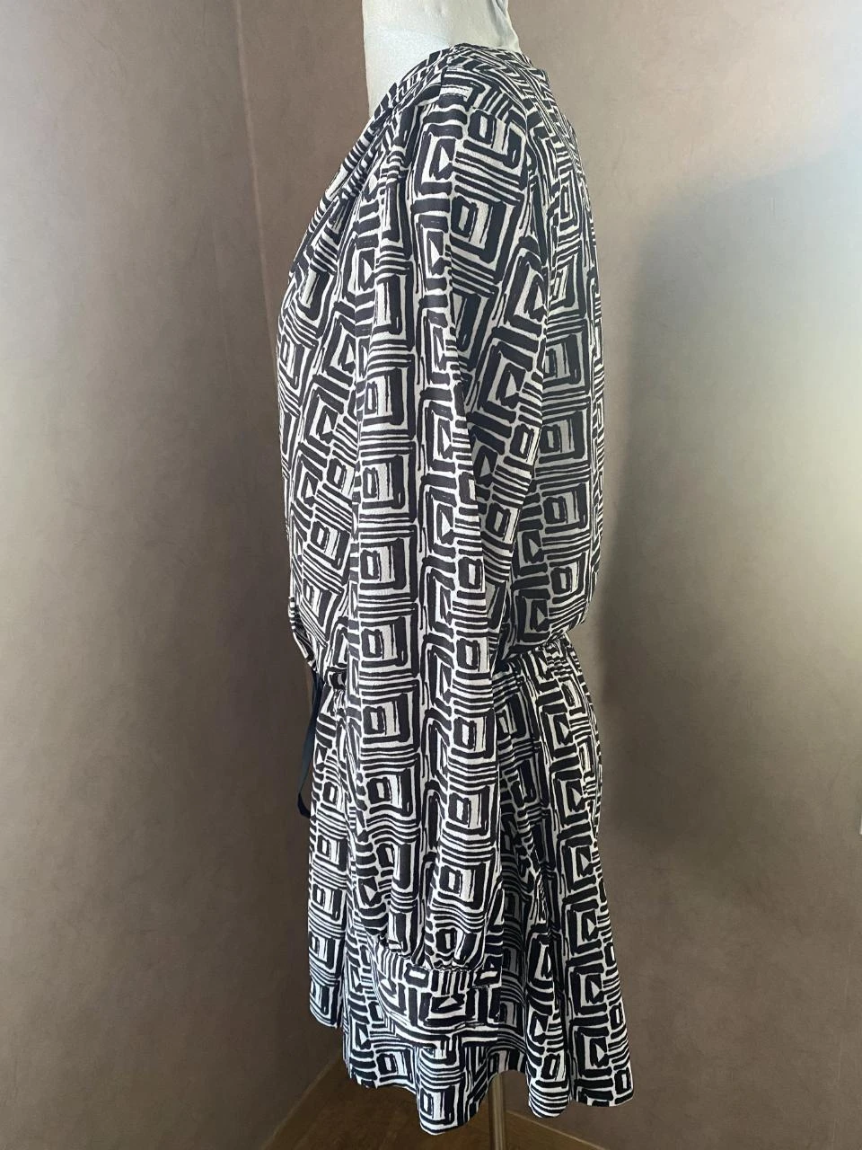 Combinishort La Fée Maraboutée maat 42 zwart & wit – Grafische print – photo 6